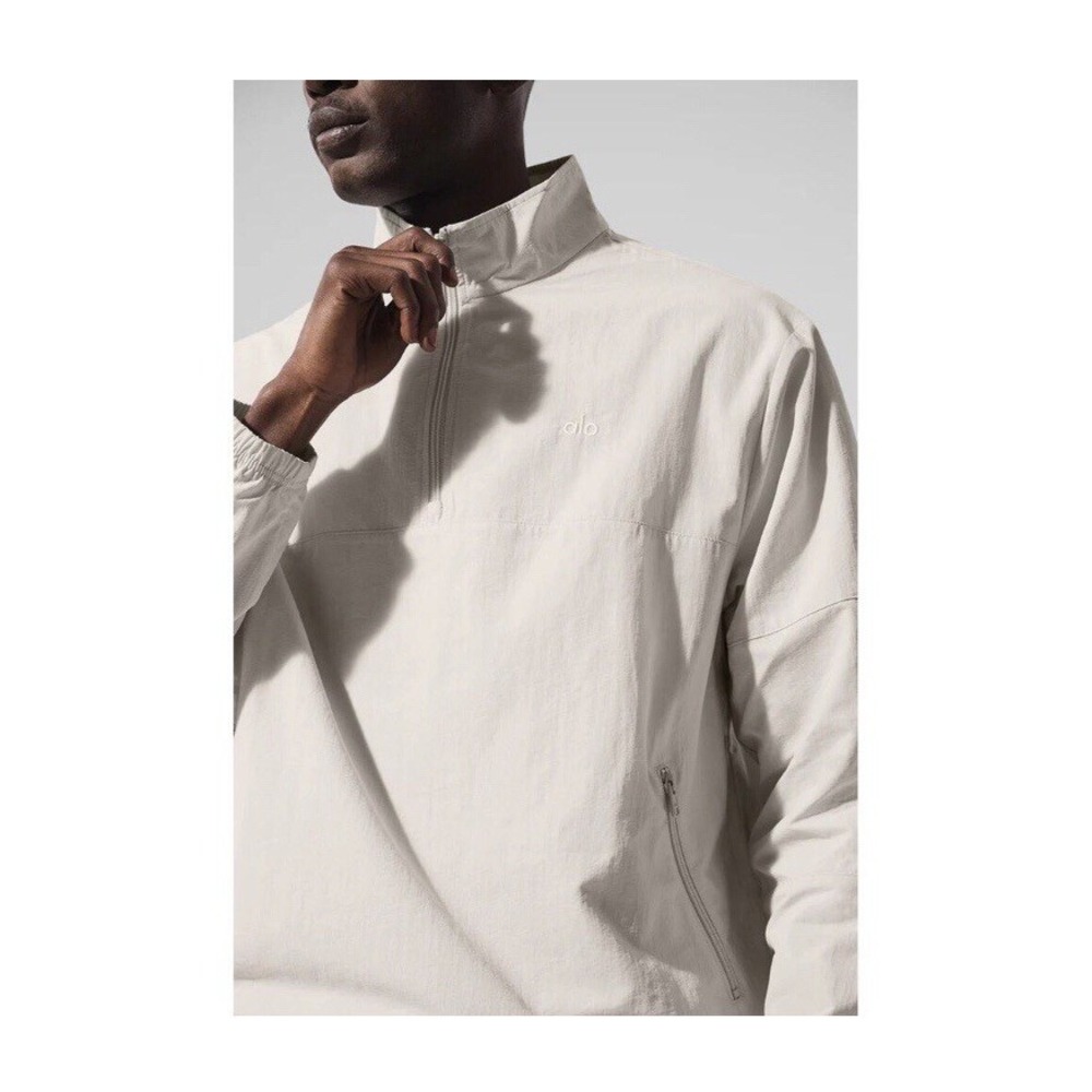 Alo Yoga Takeaway Track Pullover Bone M